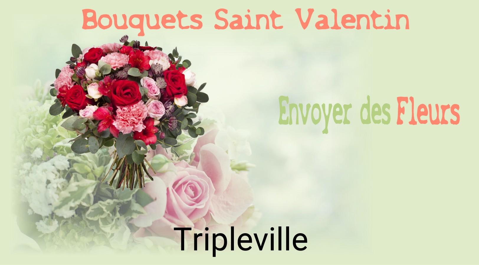 Roses de Saint-Valentin livrées à Tripleville